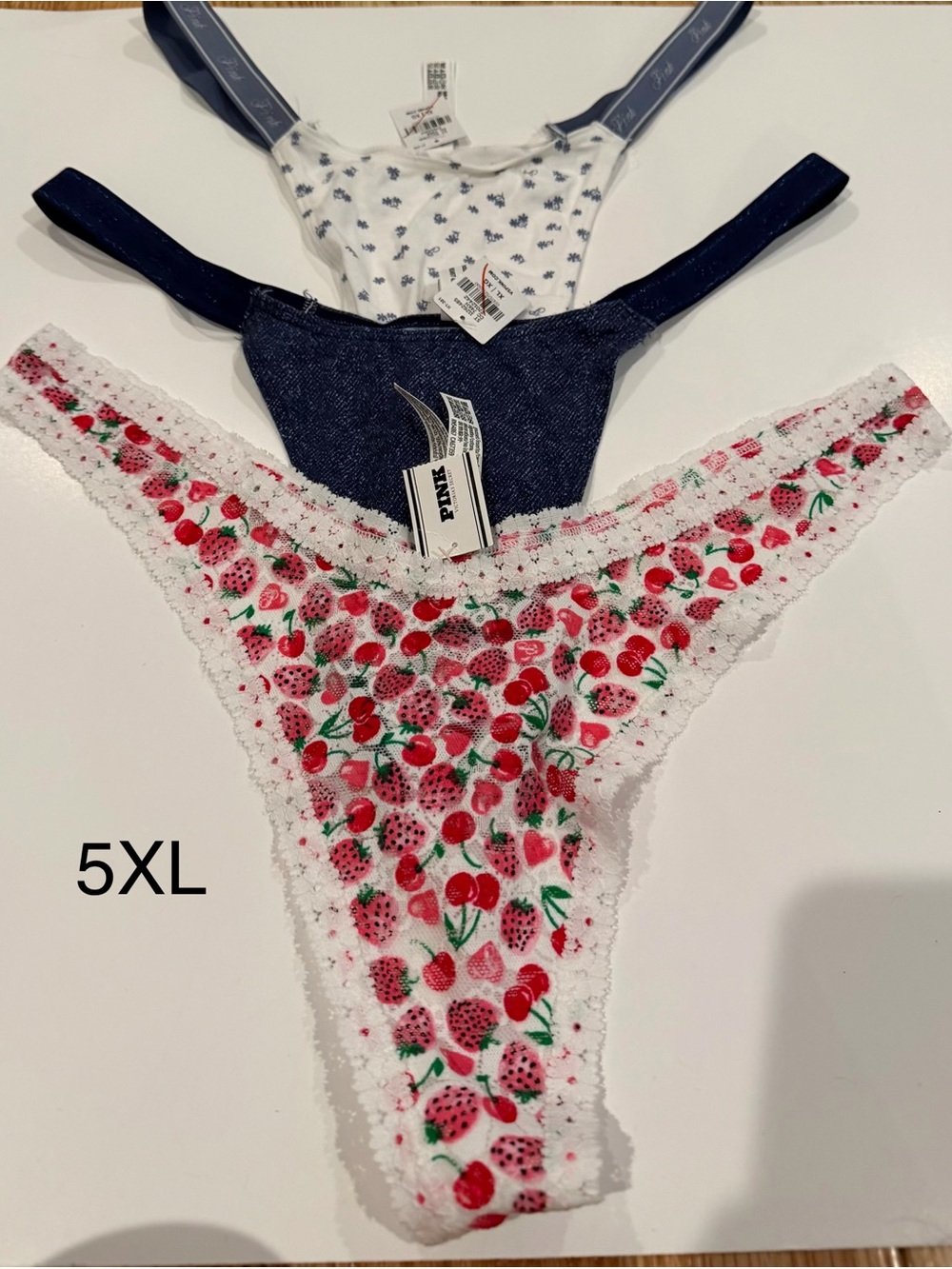 Victoria’s Secret Pink 3 Pack Thong Panties
